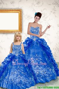 Flirting Sleeveless Beading and Embroidery and Pick Ups Lace Up Sweet 16 Quinceanera Dress