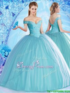 Graceful Sleeveless Beading Lace Up Vestidos de Quinceanera